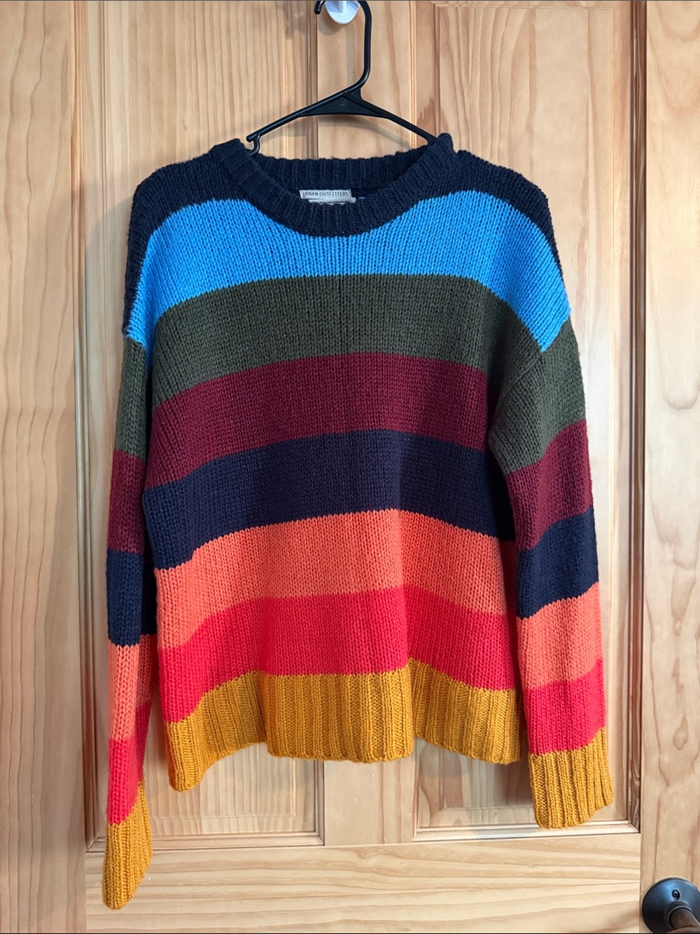Urban Outfitters Benny Stripe Boyfriend Oversized Sweater
